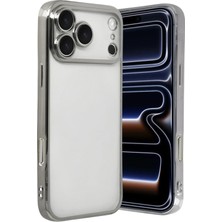 Ankaverse®   iPhone 17 Pro Max  Lensli Silikon - Gümüş