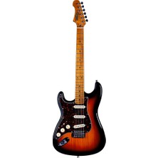 Schecter Jet JS-300 Lh Sb Sss Solak Elektro Gitar (Sunburst)