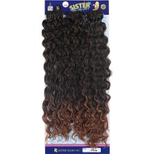 Esranın Dünyası Afro Dalgası /siyah Kahve Ombreli 1/30