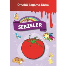 Esranın Dünyası Örnekli Boyama - Sebzeler