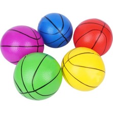 Abnturk 2 Adet Renkli Plastik Mini Basketbol Topu Eğlenceli Tasarım ile