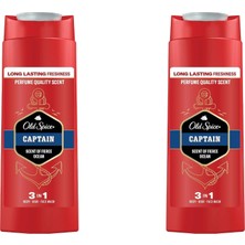 Old Spice Captain 3'ü 1 Arada Duş Jeli 90 ml - 2 Adet