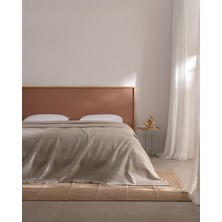 Madame Coco Mathilda King Size %100 Pamuk Karde Düz Pike - Bej