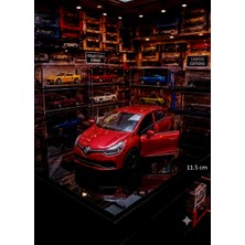 Oyuncak Sahili Renault Clio Diecast Metal Araba Kapıları Açılır 1.36 Koleksiyon 11.5 cm Kırmızı Reno Clıo Orjnal Model Metalic Kırmızı