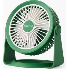 HEPU HP-F06 USB Şarjlı Sessiz Masaüstü Mini Fan