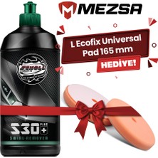 Scholl Concepts S30+PREMIUM Swirl Remover 1 Lt. +  L Ecofix Universal Pad Orange 165 mm (Hediye)