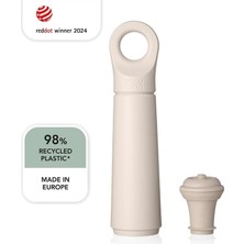Vacu Vin 7812606 Şarap Vakum Seti 1 Pompa 1 Şarap Tıpası Bej