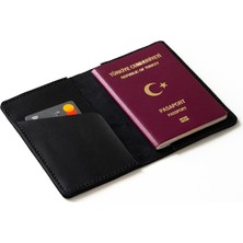 Mimas Design Hakiki Deri Pasaport Kılıfı
