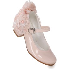 Kiko Kids Cara Rugan Günlük Kız Çocuk 4 Cm Topuklu Abiye Ayakkabı