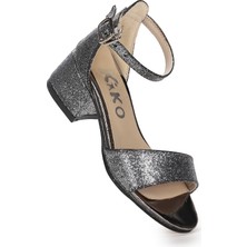 Kiko Kids Alexa Günlük Kız Çocuk 4 Cm Topuklu Sandalet Abiye Ayakkabı