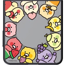 Samsung Galaxy Z Flip8  Aynalı Magnet Kılıf (Kakao Friends) - Çok Renkli