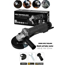 Assur 750W Avuç Taşlama Makinesi 125mm Bakır Sargılı Spiral