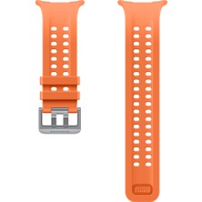 Samsung Galaxy Watch Ultra2 Suya Dayanıklı Spor Kordon - Turuncu