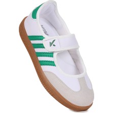 Kiko Kids Renna Günlük Cırtlı Kız Çocuk Babet Spor Ayakkabı
