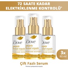 Dove Çift Fazlı Saç Serumu Peptit Bond Repair 80 ml X3