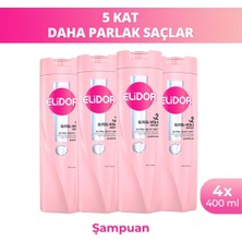 Elidor Saç Bakım Şampuanı Ultra Işıltı 400 ml X4