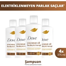 Dove Şampuan Coconut Oil Besleyici Terapi 375 ml X4