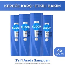 Elidor Şampuan ve Saç Bakım Kremi Kepeğe Karşı Etkili 400 ml X4