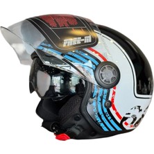 Motohat Motosiklet Kaskı Retro Tasarım Ece R-2206 Sertifikalı ( A Kalite)
