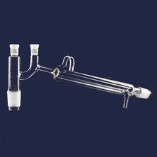 Isolab Distilasyon Bağlantısı - Soğutuculu - Claisen Başlıklı Ns 14/23 - Ns 14/23 - 250 mm