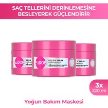 Elidor Yoğun Bakım Maskesi Güçlü ve Parlak 220 ml X3