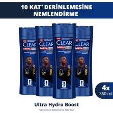 Clear Men Kepeğe Karşı Etkili Şampuan Vini Jr. Ultra Hydro Boost 350 ml X4