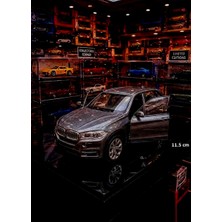 Oyuncak Sahili Bmw X5 Jip Diecast Metal Araba Kapıları Açılır 11.5cm Koleksiyon Orjnal Çekbırak x 5 Model 1:36 Metalik Füme