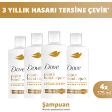 Dove Şampuan Peptit Bond Repair 375 ml X4