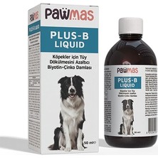 Pawmas Plus-B Liquid Köpekler Için Tüy Dökülmesini Azaltıcı Biyotin ve Çinko Damlası 50 ml
