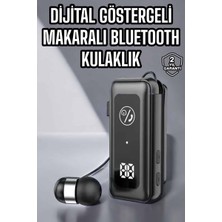 Ankaverse Kablolu Makaralı Bluetooth Kulaklık Uzun Pil Ömrü Dijital Göstergeli