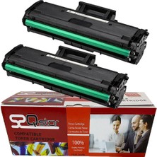 Qstar Hp Laserjet Mfp 138A Çipli Muadil Toner W1106A 106A 1+1 2'li Paket 107A Toner