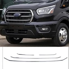 Empressco Ford Transit Krom Ön Panjur 4 Parça 2019 ve Üzeri Paslanmaz Çelik