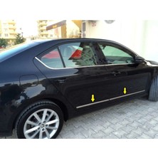 Empressco Skoda Octavia Krom Yan Kapı Çıtası 4 Parça