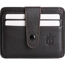 Ancora Leather Hakiki Deri Çıtçıtlı-Para Bölmeli Kartlık-26209