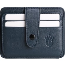 Ancora Leather Hakiki Deri Çıtçıtlı-Para Bölmeli Kartlık-26209