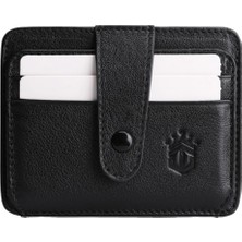 Ancora Leather Hakiki Deri Çıtçıtlı-Para Bölmeli Kartlık-26209