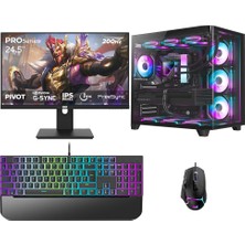 Dragos DRX7939 Ryzen 7 5700X 32GB Ram 1tb M2 Nvme SSD 16GB RTX5060TI 24.5 Inç 200Hz Oem Paket