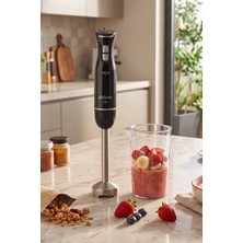 Arzum AR1139 Chefy El Blender 1500W, 2 Kademeli, Karıştırma Kabı, Siyah