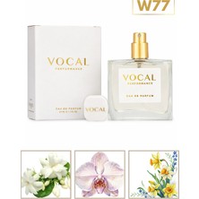Vocal W77 Kadın Parfüm EDP 50 ml Oryantal Koku ile Modern Şişe Tasarımı