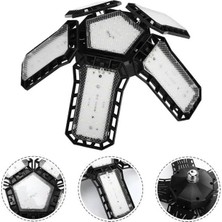Uzman Dörtler - Ledx Ayarlanabilir Açılı 5 Kanatlı 148 Smd Ledli Galaxy Aydınlatma Armatürü 60W 6600 Lumen E27 32CM Çap