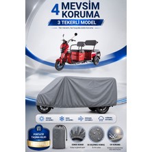 Motobros Rks Optımus 3 Tekerlekli 3 Kişilik Elektrikli Motor Brandası Yırtılmaz Ömürlük Kullanım