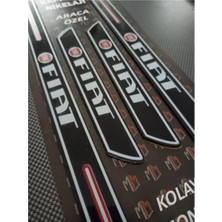 Empressco Fiat Brava Pleksi Kapı Eşiği Ön Arka 4'lü Set Piano Black