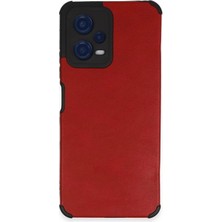 Ankaverse®   Redmi Note 12 5g Kılıf Loop Deri Silikon - Kırmızı