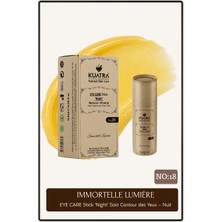 Kuatra Immortelle Lumière Göz Çevresi Stick – Gece Bakımı | Canlanmış Göz Çevresi Antioksidan Etki (Resveratrol + Vitc + COQ10)
