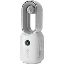 HEPU HP-F29 Sessiz Pervanesiz 360° Döner USB Şarjlı Masaüstü Fan – Bluetooth Hoparlörlü Gece Lambalı 3'ü 1 Arada Akıllı Tasarım