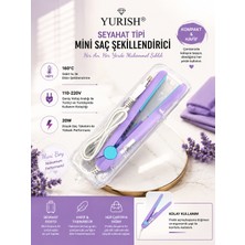 Yurish Seyahat Tipi Mini Saç Düzleştirici Seramik Uçlu Düzleştirici