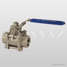 Ayvaz Küresel Vana Pasl 3 PRÇ.PN63 1'' V-3t 304