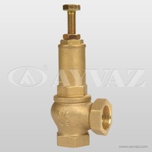 Ayvaz Emniyet Ventili Yaylı Ayarlı Sarı  3/4'' SV-254