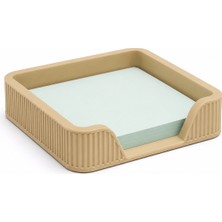 Yapı 3D Masaüstü Not Kağıtlık Düzenleyici Organizer | Minimal Tasarım | Ev Ofis Çalışma Masası Için Pratik