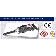 Topaloğlu 1" Havalı Somun Sökme Seti Uzun Tip Set